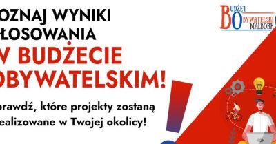 Znamy wyniki głosowania na budżet obywatelski